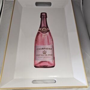 Château de Rosé Champagne Serving Tray